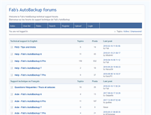 Tablet Screenshot of forums.fpnet.fr